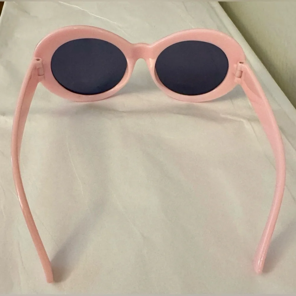 Toddler set of Black and Pink Sunglasses